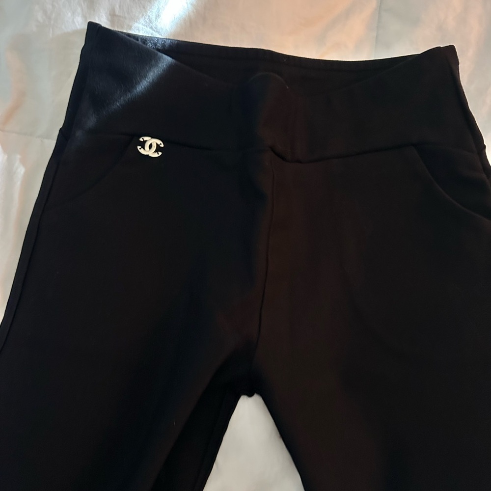 Black Pants chino pants small Cc